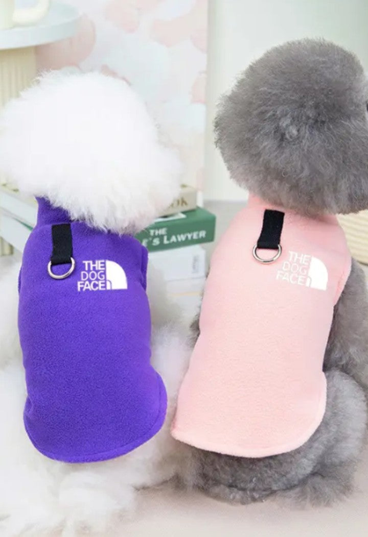 The Dog Face Fleece Vest - Small