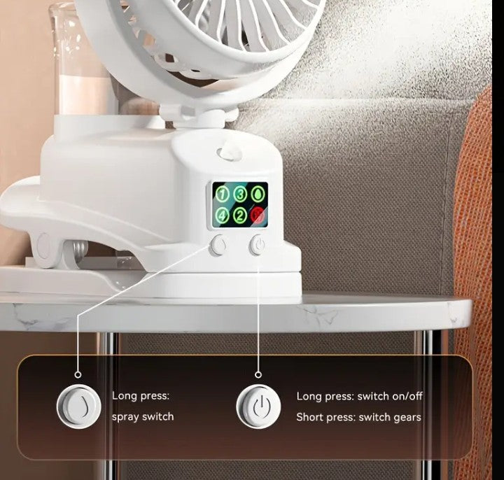 Pet Cooling Humidifier Fan