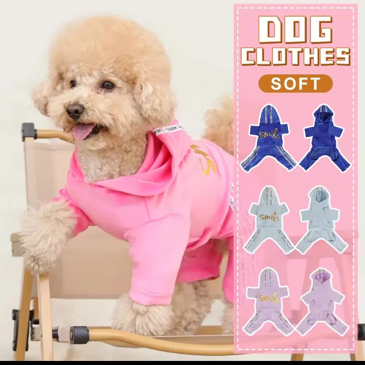 Soft Dog Tracksuit - Flexible & Comfortable