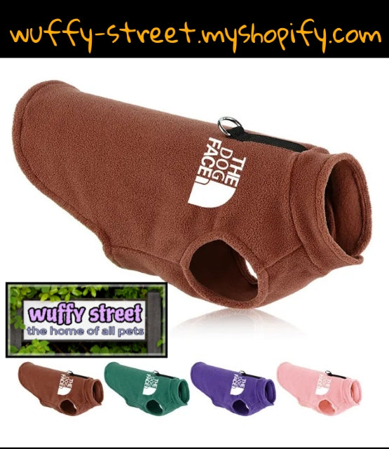 The Dog Face Fleece Vest - Small